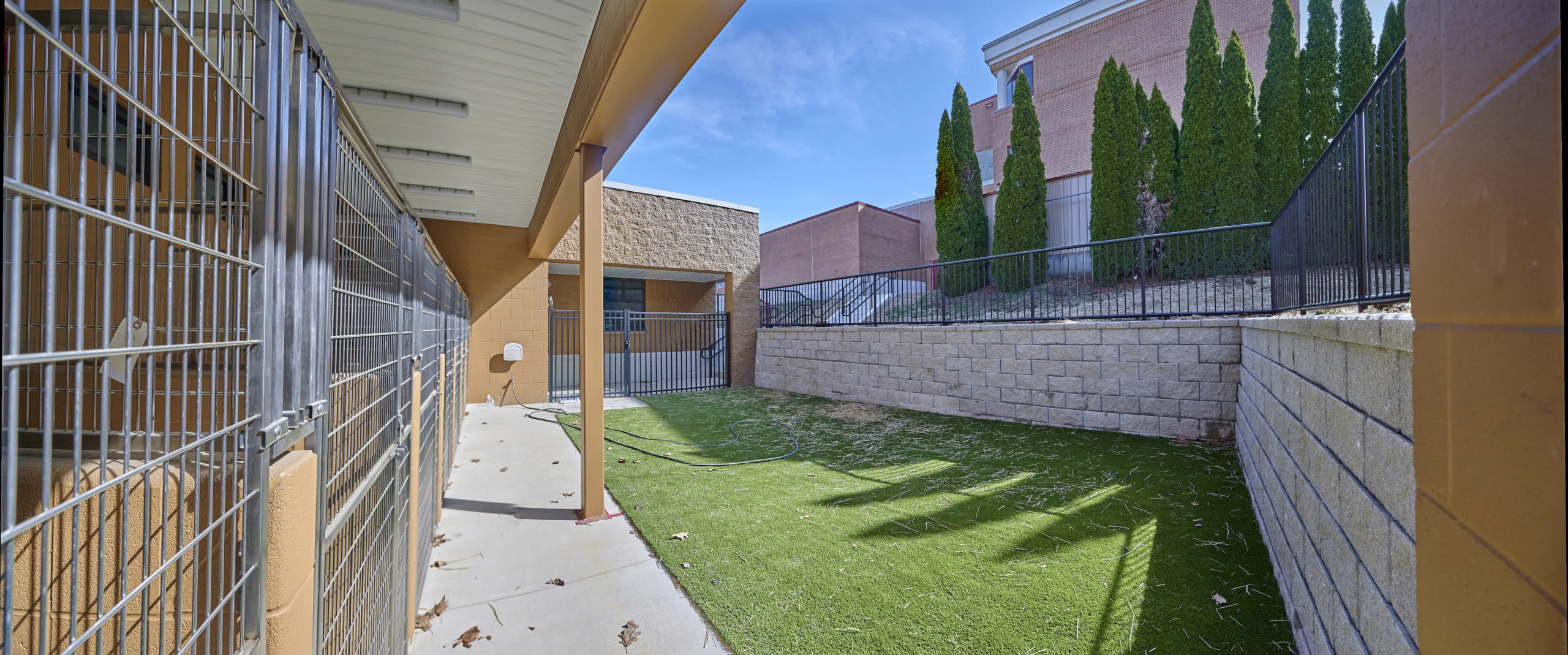 Outside Detail at Pierpont Technical College Vet Tech Clinic