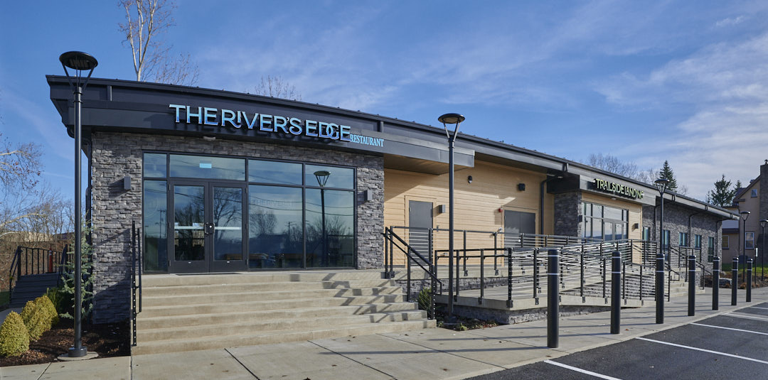 Trailside Landing Event Center Exterior Detail