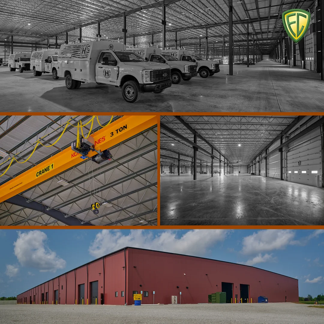 Hranec Corporation Warehouse Exterior Detail Hranec Corporation Warehouse Detail