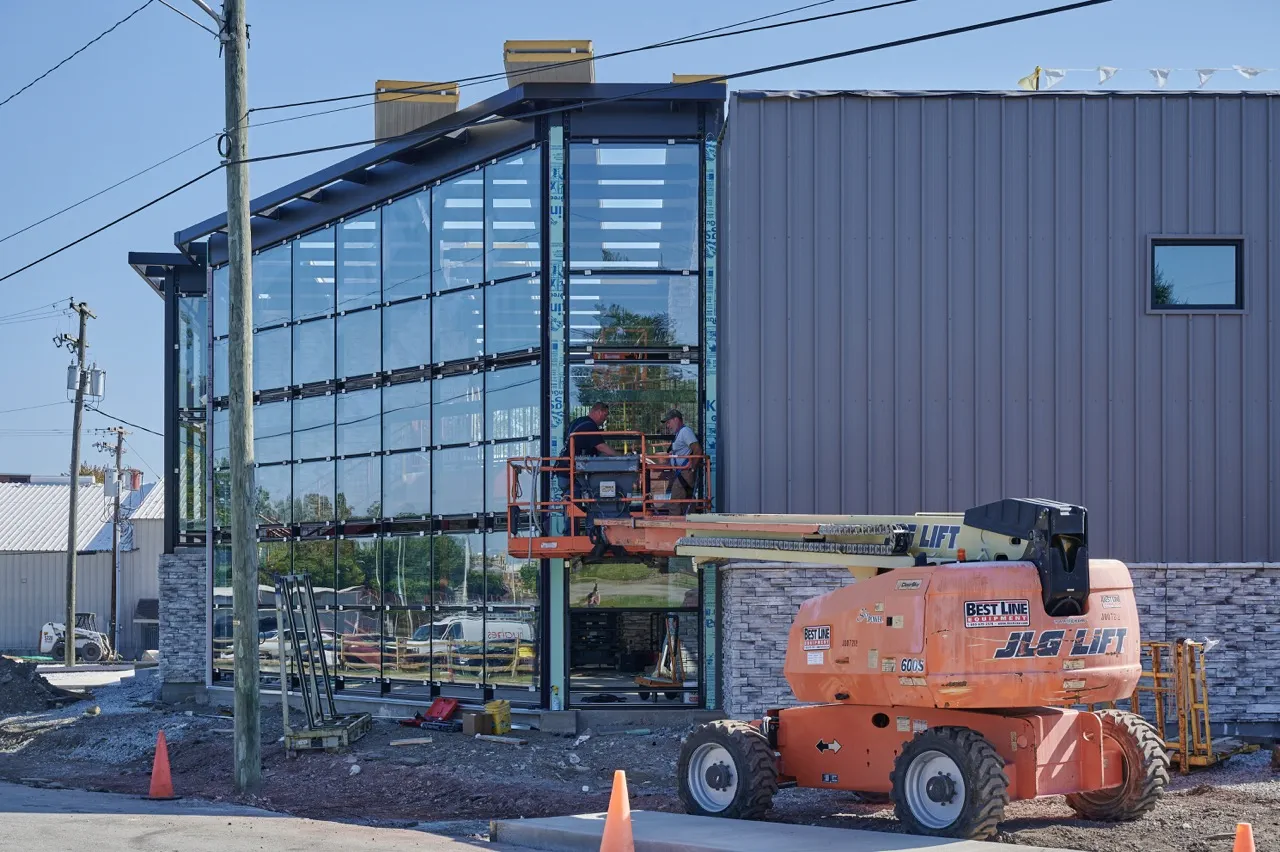 Exterior Detail In Progress