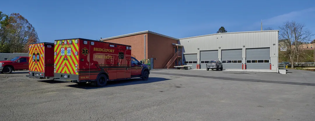 Exterior Detail of Bridgeport Fire Department