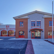 Exterior Detail of Bridgeport Fire Department