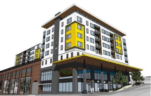 City’s Edge mixed-use development construction project in Pittsburgh by Fairchance Construction